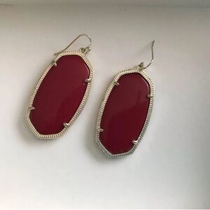 Kendra Scott Burgundy Elle Earrings